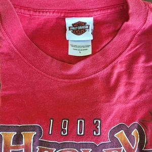 Men's Harley Davidson shirt, large